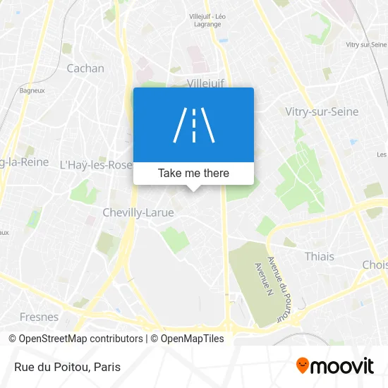 Rue du Poitou map