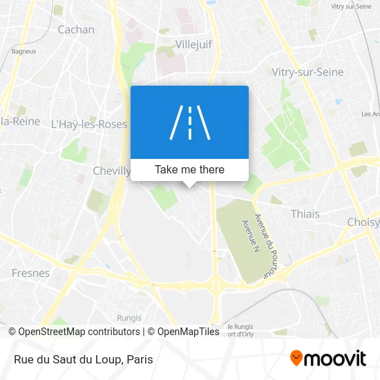 Rue du Saut du Loup map