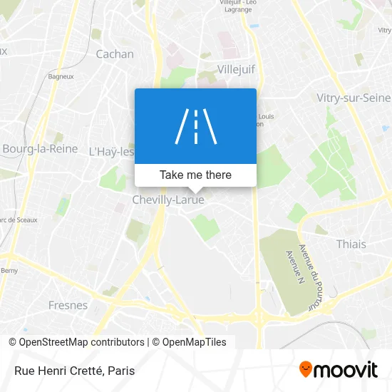Rue Henri Cretté map