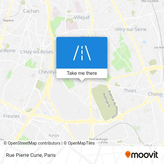 Rue Pierre Curie map