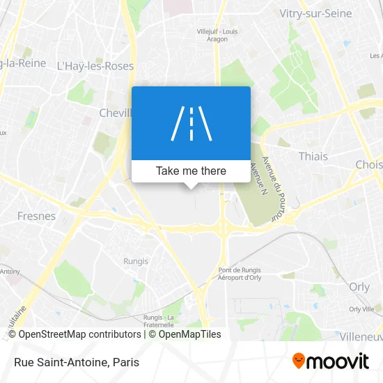 Rue Saint-Antoine map