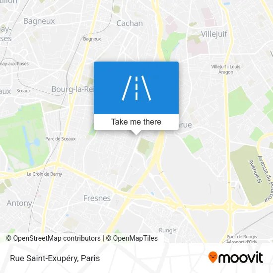 Rue Saint-Exupéry map