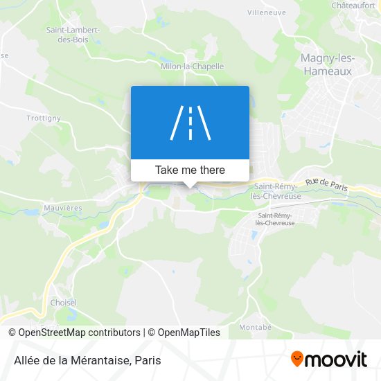 Allée de la Mérantaise map