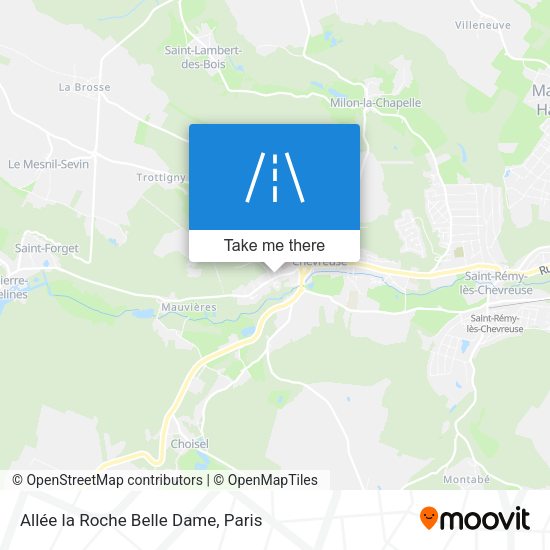 Allée la Roche Belle Dame map