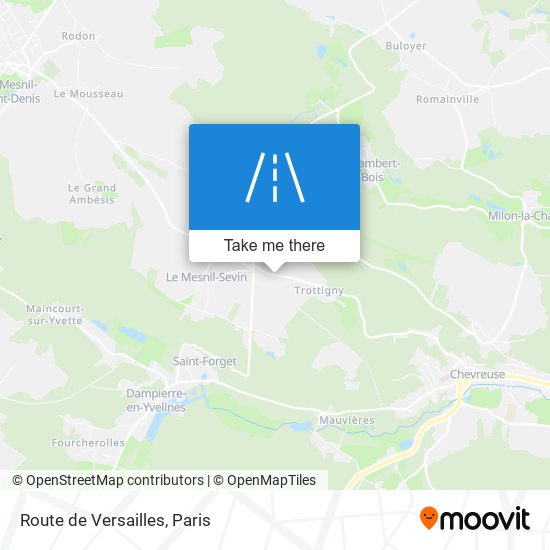 Mapa Route de Versailles