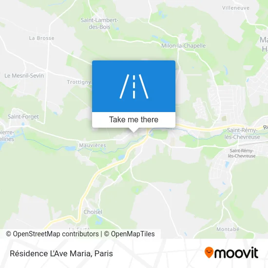 Résidence L'Ave Maria map
