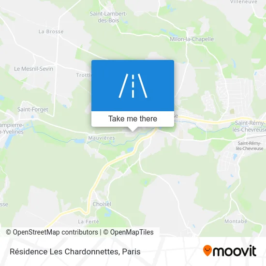 Résidence Les Chardonnettes map