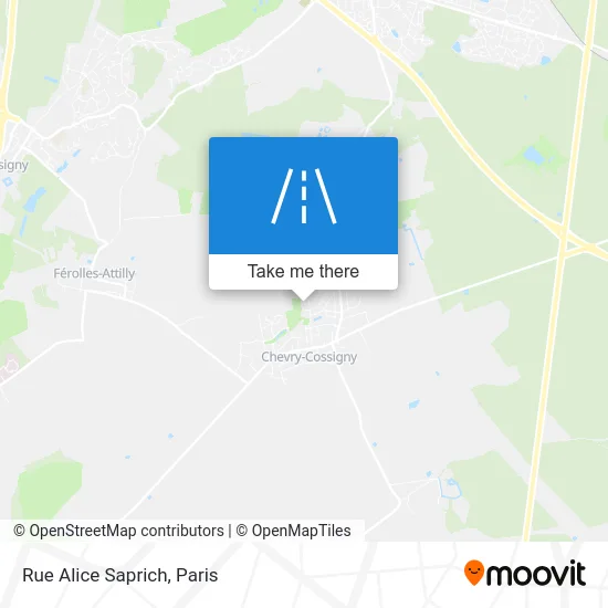 Rue Alice Saprich map