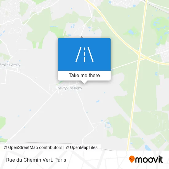 Rue du Chemin Vert map