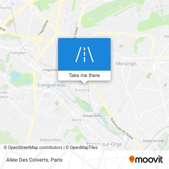 Allée Des Colverts map