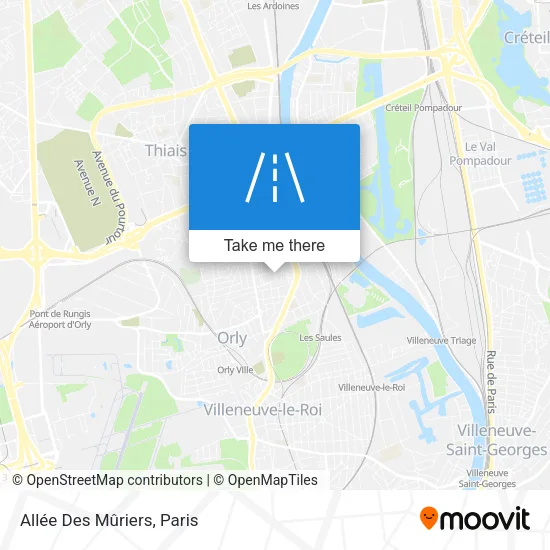 Allée Des Mûriers map