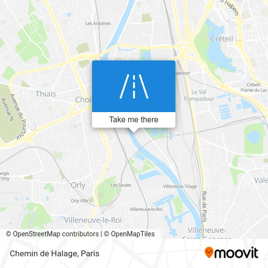 Chemin de Halage map