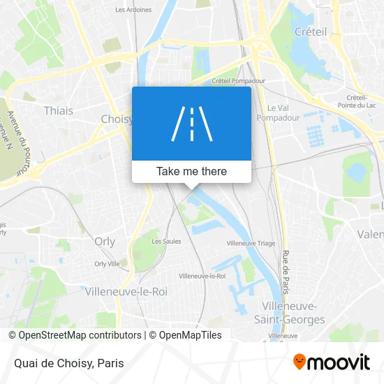 Quai de Choisy map