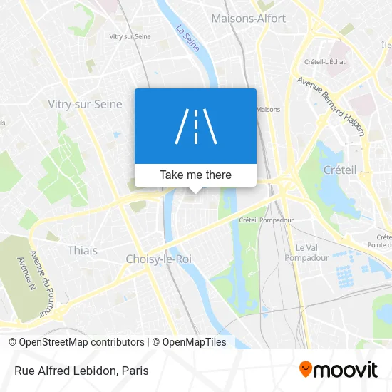 Rue Alfred Lebidon map