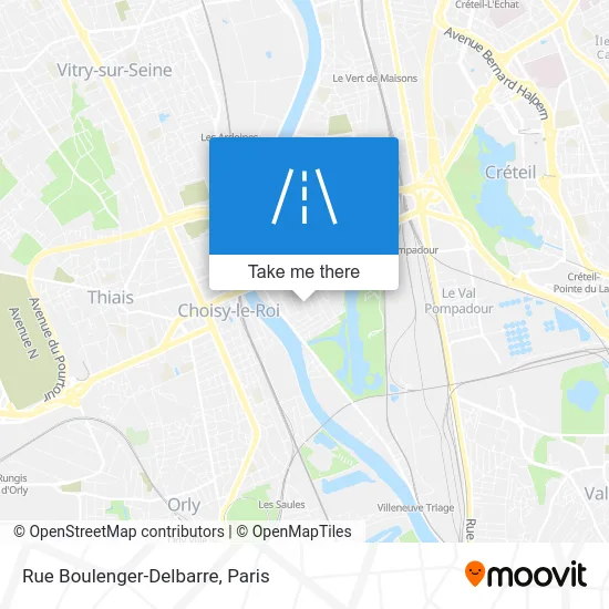 Rue Boulenger-Delbarre map