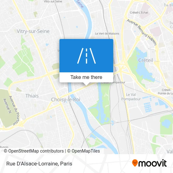 Rue D'Alsace-Lorraine map