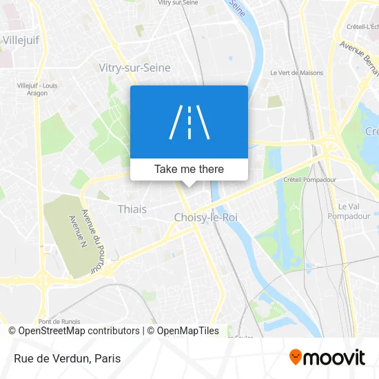 Rue de Verdun map