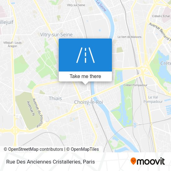 Rue Des Anciennes Cristalleries map
