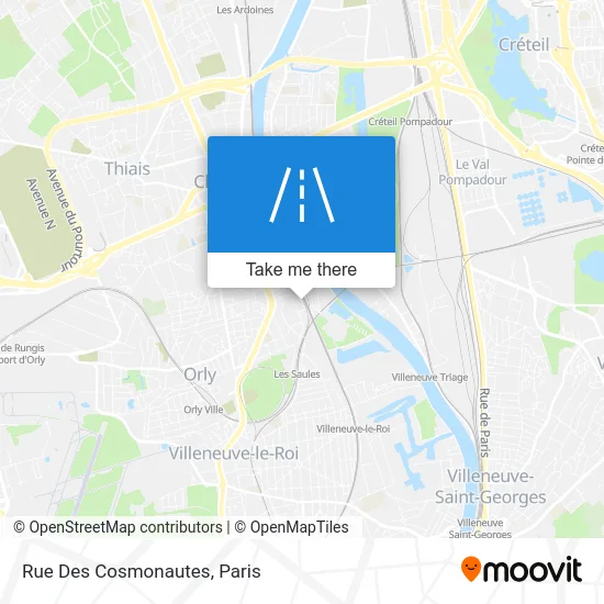 Rue Des Cosmonautes map