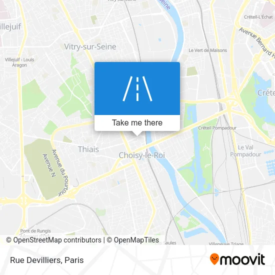 Rue Devilliers map