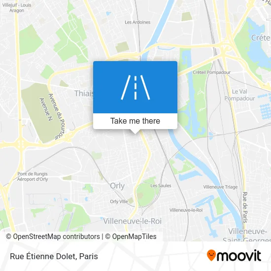 Rue Étienne Dolet map