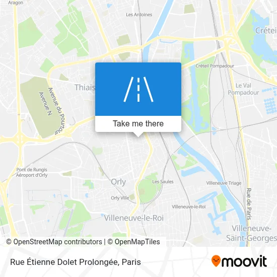 Rue Étienne Dolet Prolongée map