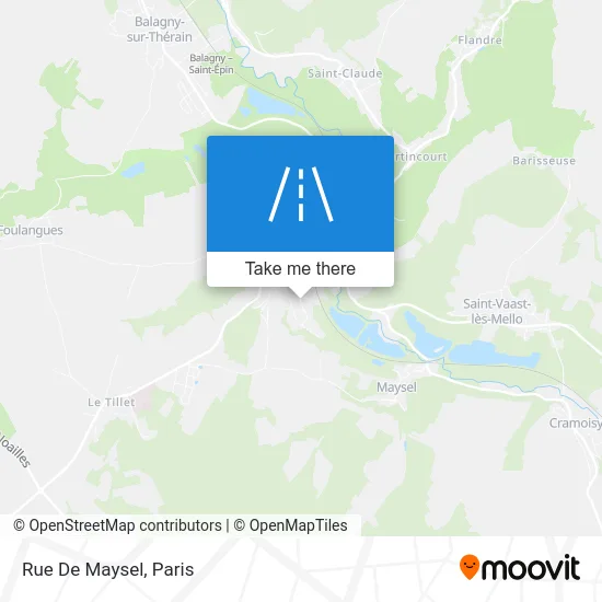Rue De Maysel map