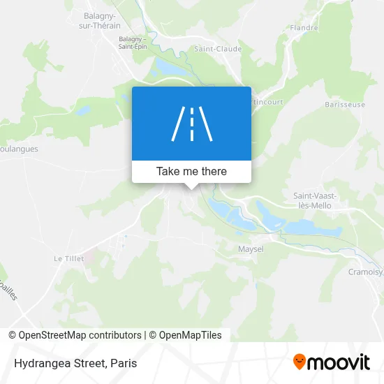 Rue Des Hortensias map