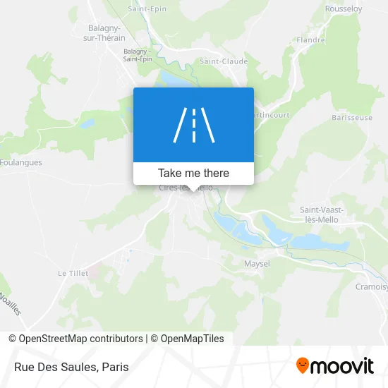 Rue Des Saules map
