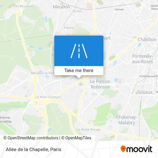 Allée de la Chapelle map