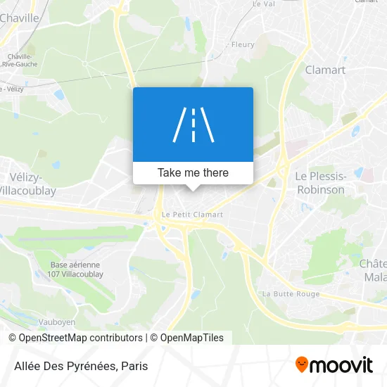 Allée Des Pyrénées map