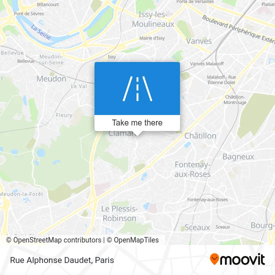 Rue Alphonse Daudet map