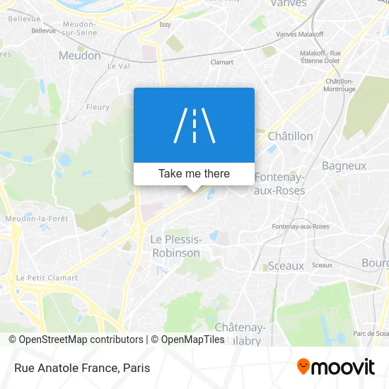 Rue Anatole France map
