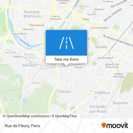 Rue de Fleury map
