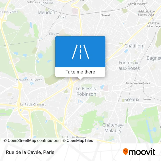 Rue de la Cavée map