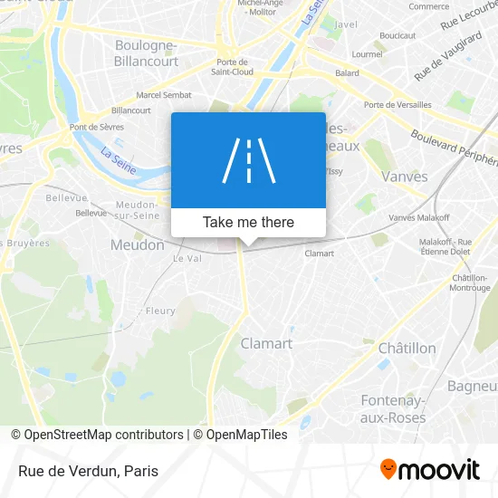 Rue de Verdun map