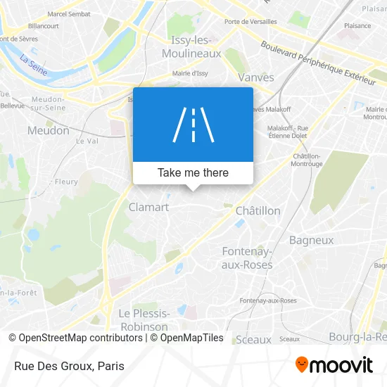 Rue Des Groux map
