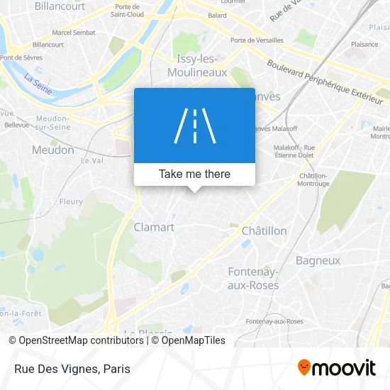 Rue Des Vignes map