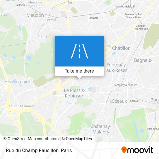 Rue du Champ Faucillon map