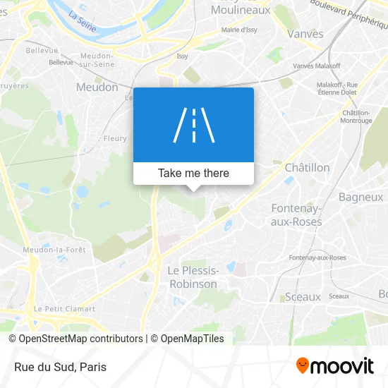 Rue du Sud map