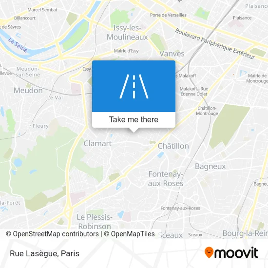 Rue Lasègue map
