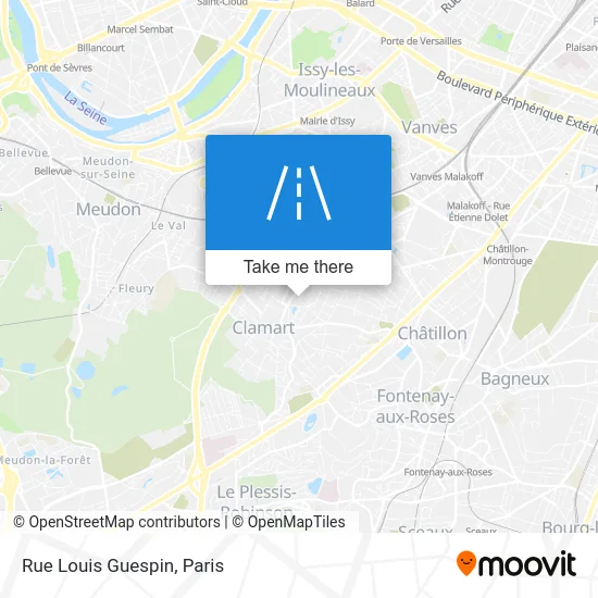 Rue Louis Guespin map