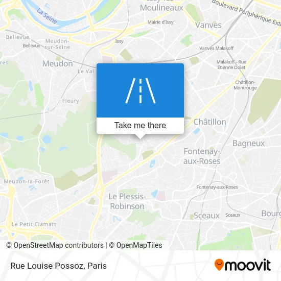 Rue Louise Possoz map