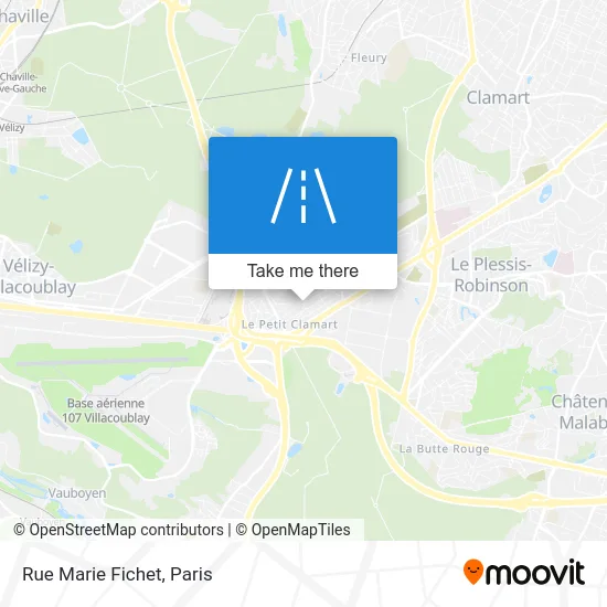 Rue Marie Fichet map