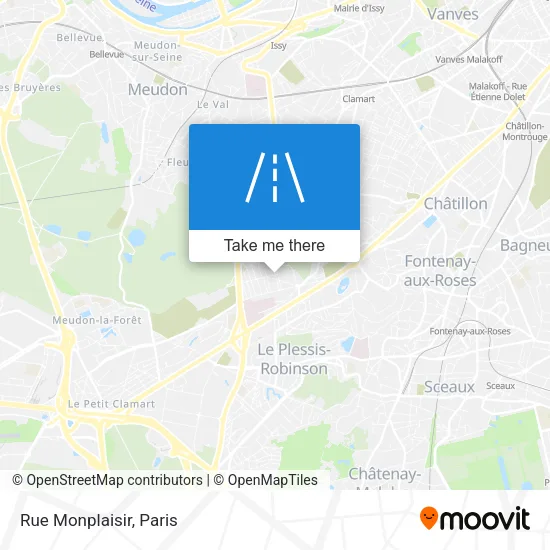 Rue Monplaisir map