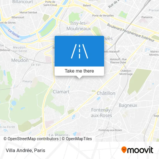 Villa Andrée map