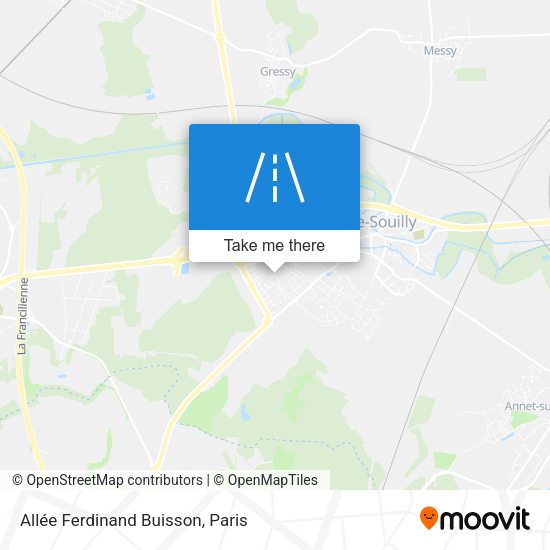 Allée Ferdinand Buisson map