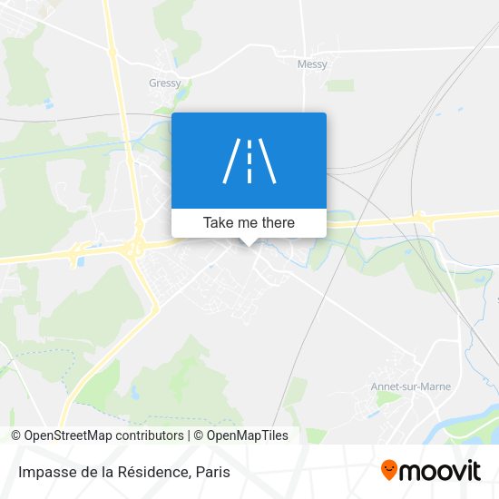 Impasse de la Résidence map