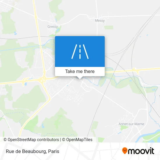 Rue de Beaubourg map