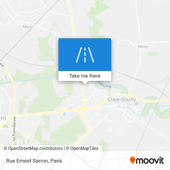 Rue Ernest Sarron map